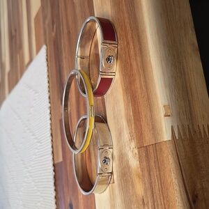 Fossil bangle bracelets - set of 3